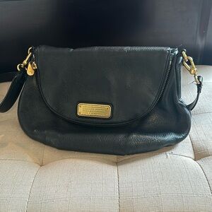 Marc by Marc Jacobs black leather crossbody bag